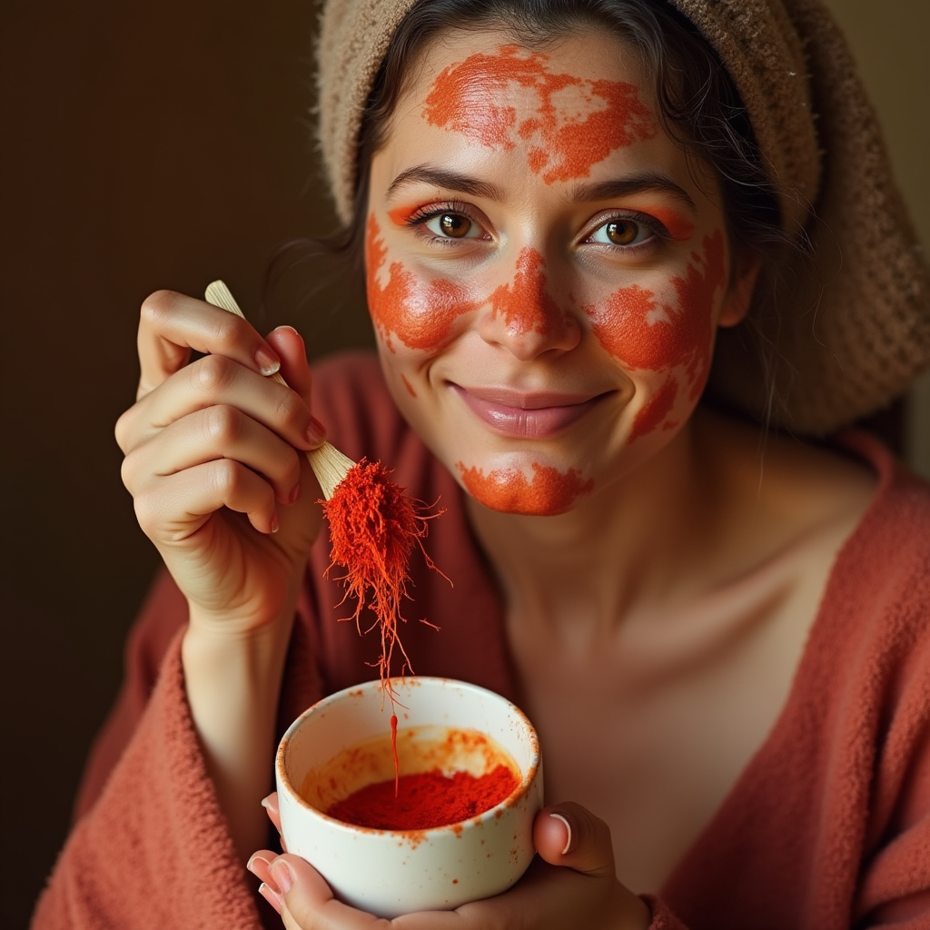 خواص زعفران برای پوست